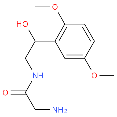 Структурная формула Мидодрин