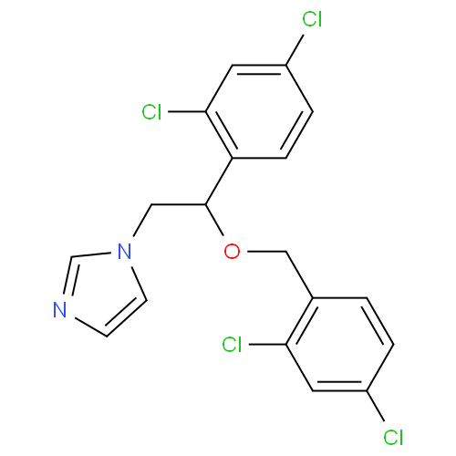 Миконазол структурная формула