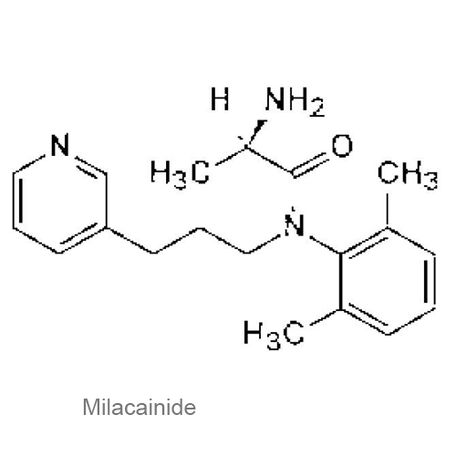 Структурная формула Милакаинид