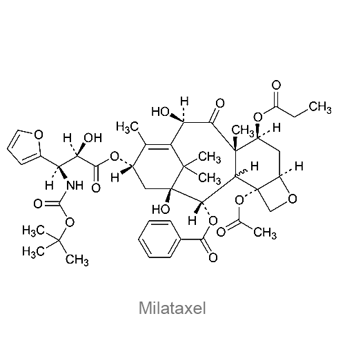 Структурная формула Милатаксел