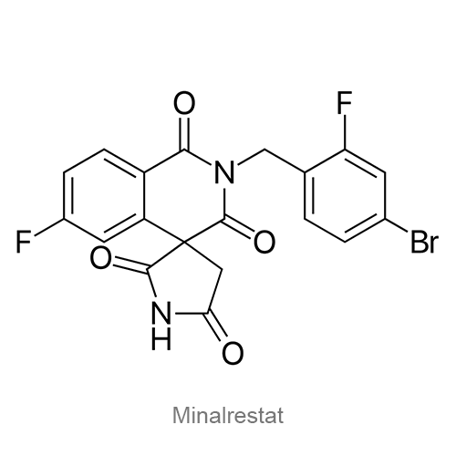 Структурная формула Миналрестат