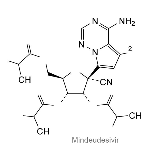 Структурная формула Миндеудесивир