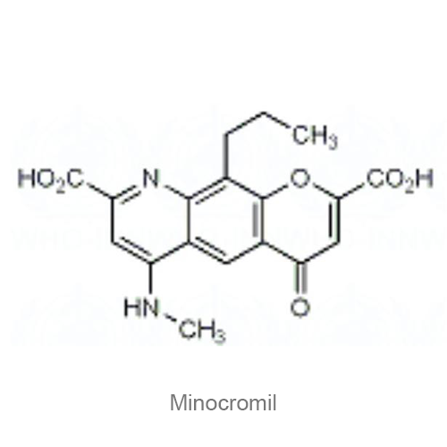 Структурная формула Минокромил