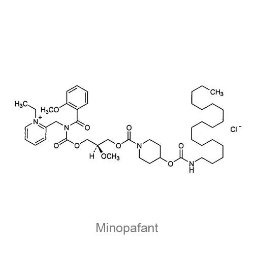 Структурная формула Минопафант