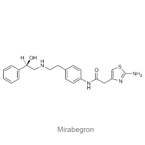 Мирабегрон структурная формула