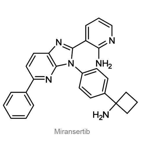 Структурная формула Мирансертиб