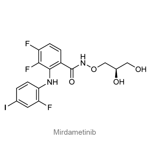 Структурная формула Мирдаметиниб