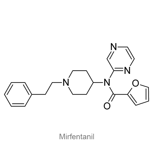 Структурная формула Мирфентанил