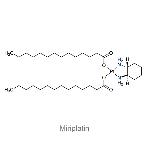 Структурная формула Мириплатин