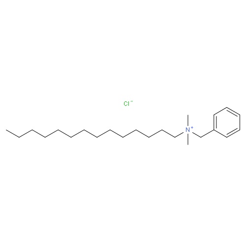 Миристалкония хлорид структурная формула