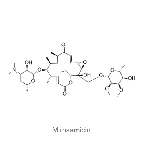 Структурная формула Мирозамицин