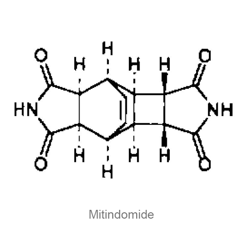 Структурная формула Митиндомид