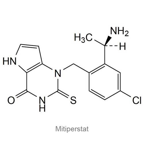 Структурная формула Митиперстат