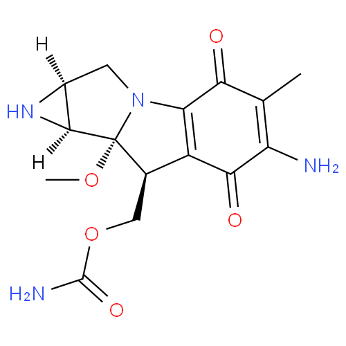 Митомицин структурная формула