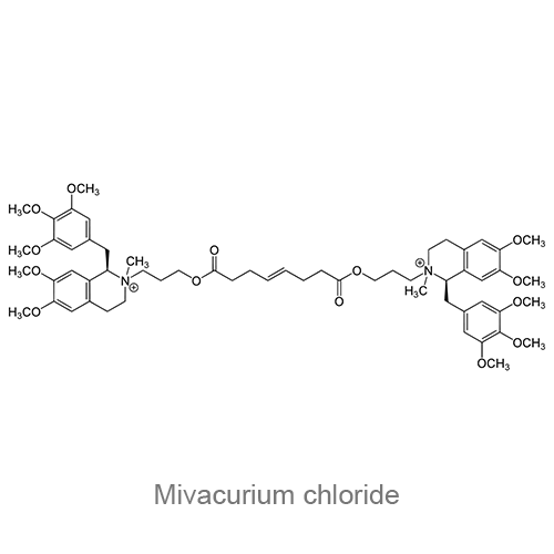 Структурная формула Мивакурия хлорид