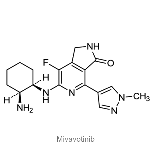 Структурная формула Мивавотиниб