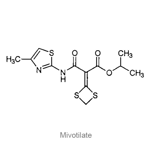 Структурная формула Мивотилат