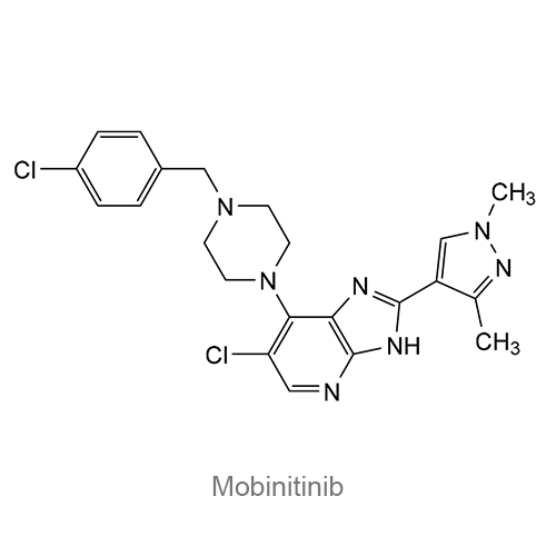 Структурная формула Мобинитиниб