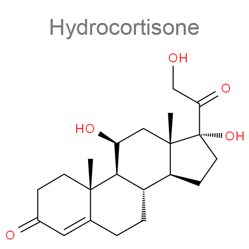 Мочевина + Гидрокортизон структурная формула 2