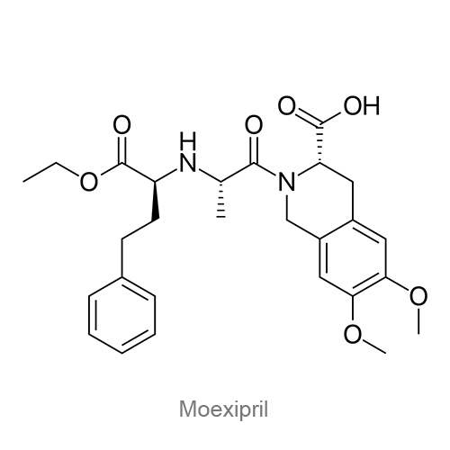 Структурная формула Моэксиприл