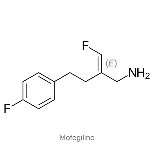 Структурная формула Мофегилин