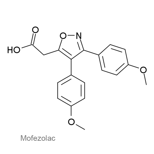 Структурная формула Мофезолак
