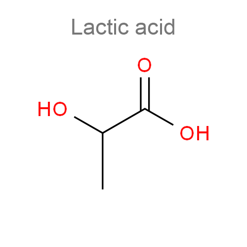Структурная формула Молочная кислота + Салициловая кислота