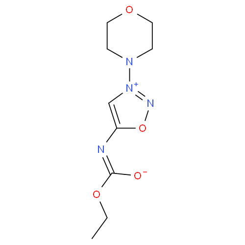 Молсидомин структурная формула