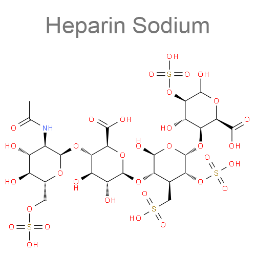 Структурная формула 2 Мометазон + [Гепарин натрия]