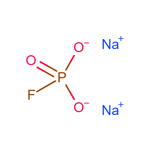 Структурная формула Монофторофосфат натрия