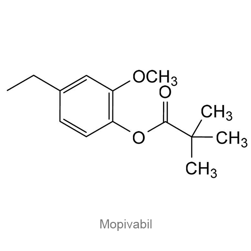 Структурная формула Мопивабил