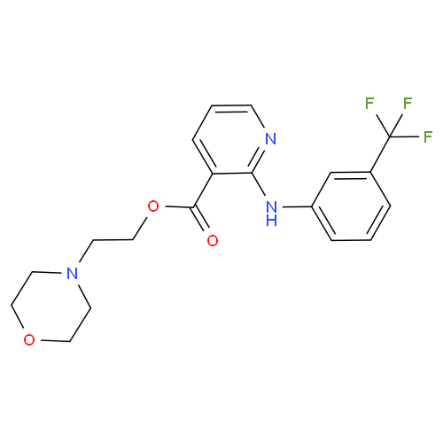 Морнифлумат структурная формула