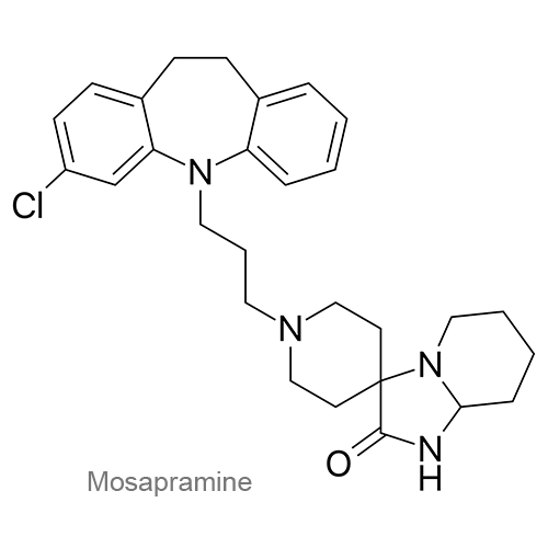 Мосапрамин структурная формула
