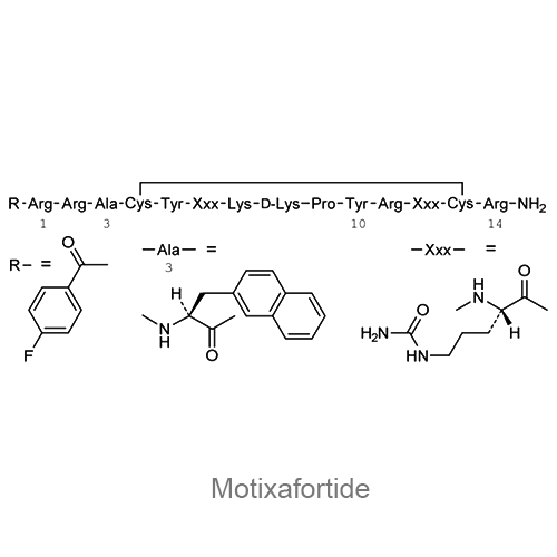 Мотиксафортид структурная формула