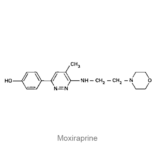 Структурная формула Моксираприн