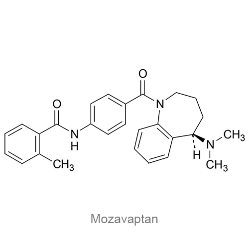Структурная формула Мозаваптан