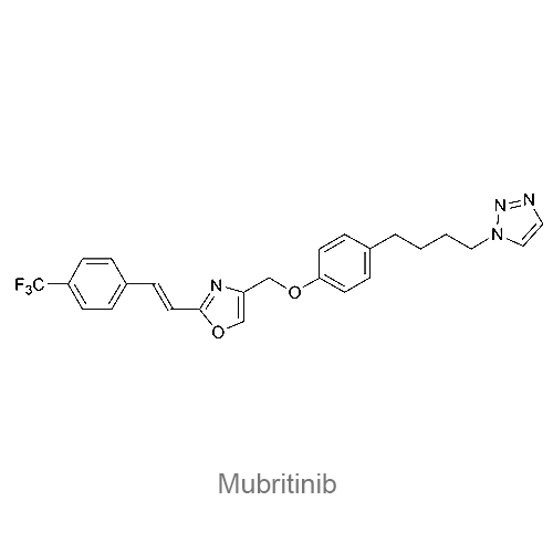 Структурная формула Мубритиниб