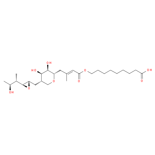 Структурная формула Мупироцин