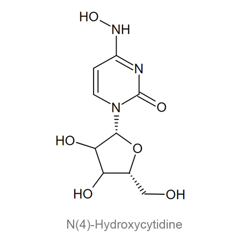 N4-гидроксицитидин структурная формула