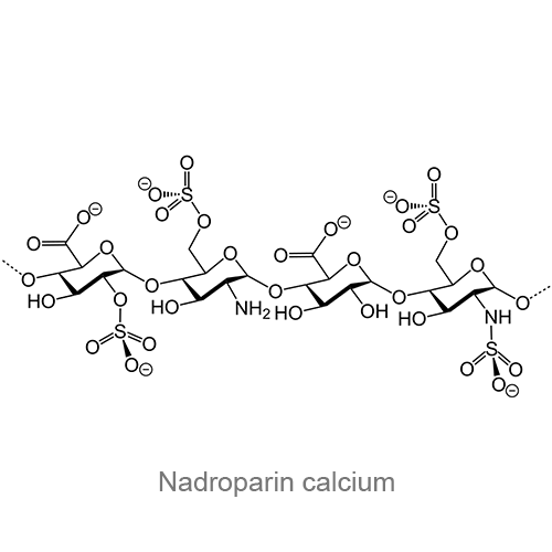 Структурная формула Надропарин кальция