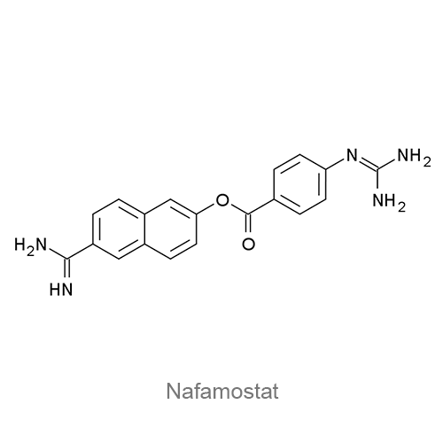 Структурная формула Нафамостат