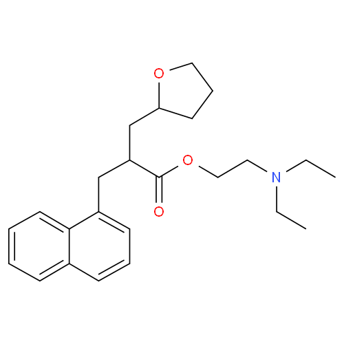 Нафтидрофурил структурная формула