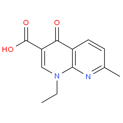 Налидиксовая кислота структурная формула