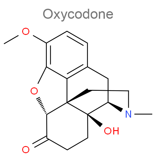 Структурная формула 2 Налоксон + Оксикодон