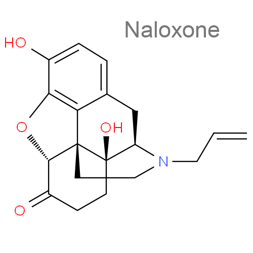 Структурная формула Налоксон + Оксикодон