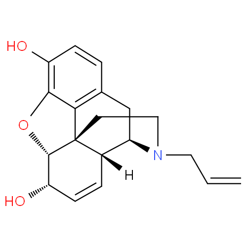 Структурная формула Налорфин
