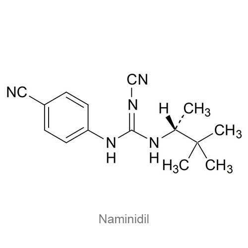 Структурная формула Наминидил