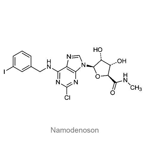 Намоденозон структурная формула
