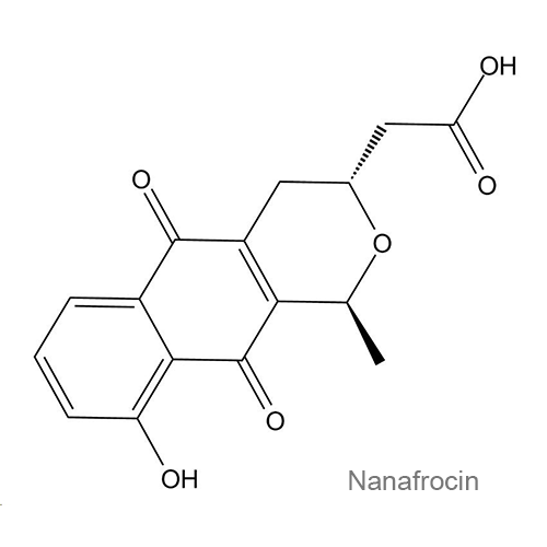 Структурная формула Нанафроцин