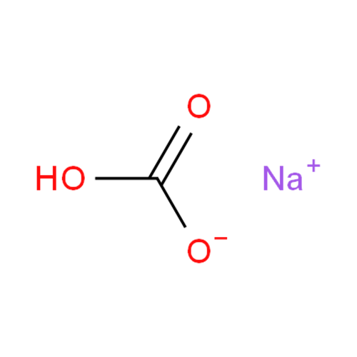 Натрий двууглекислый (бикарбонат) структурная формула